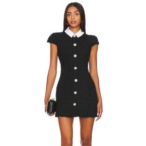 REVOLVE x LIKELY black "Riello" Dress